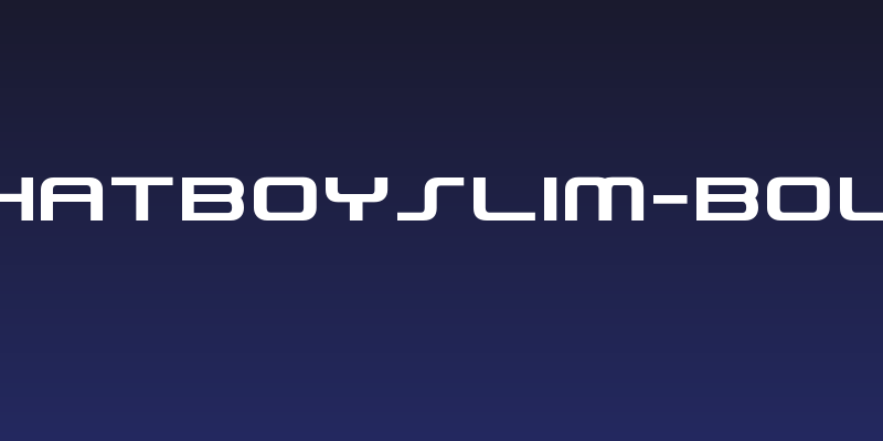 PhatBoySlim-Bold Social Header