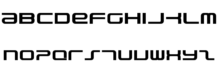 PhatBoySlim-Bold Font LOWERCASE
