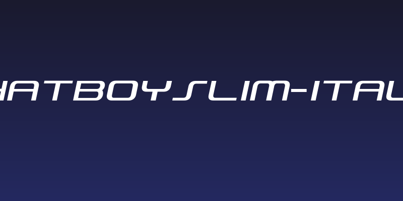 PhatBoySlim-Italic Social Header