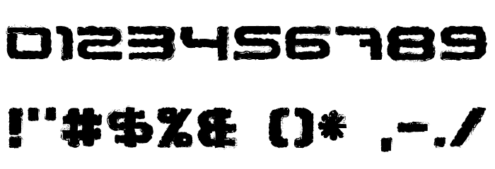 PhatBoySlim-Rough Font OTHER CHARS