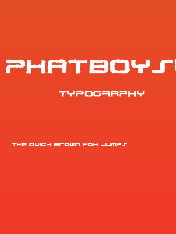 PhatBoySlim-Rough Poster