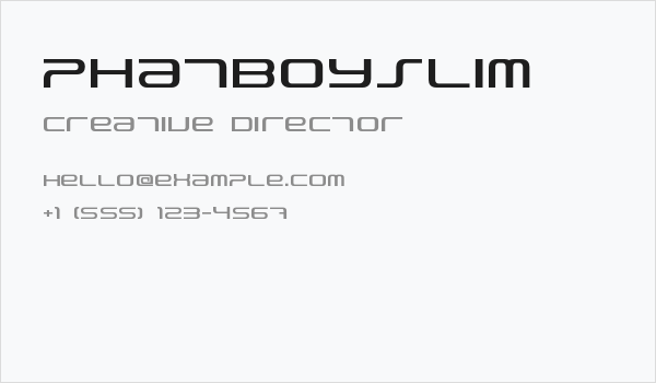 PhatBoySlim Business Card