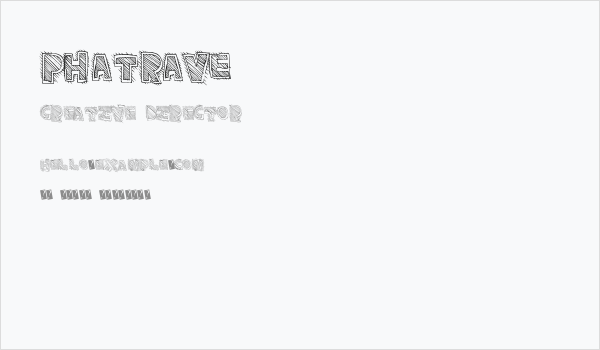 PhatRave Business Card