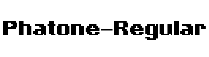 Phatone-Regular Font