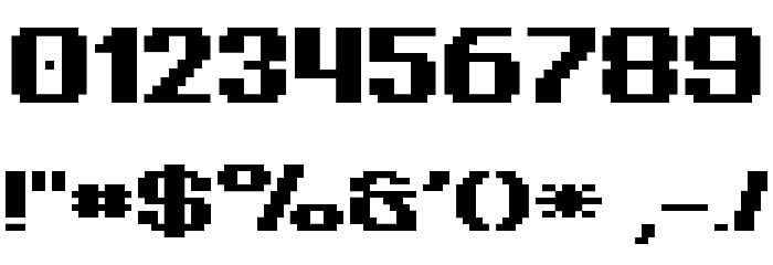 Phatone-Regular Font OTHER CHARS