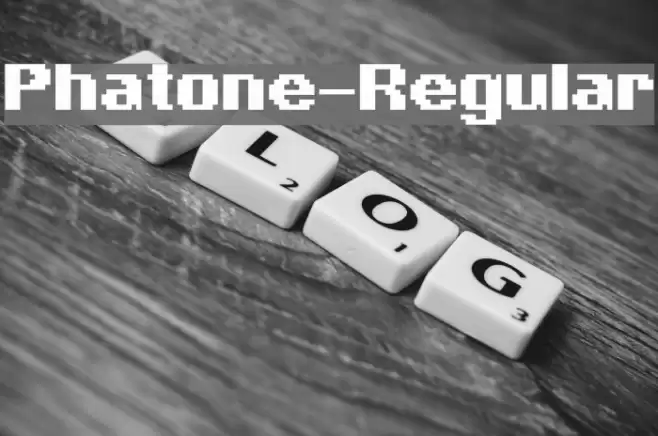 Phatone-Regular Font examples