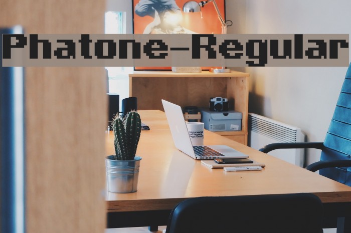 Phatone-Regular Font examples
