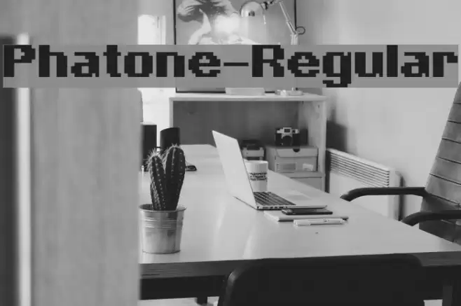 Phatone-Regular Font examples