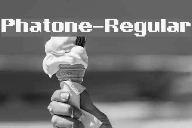Phatone-Regular Font examples