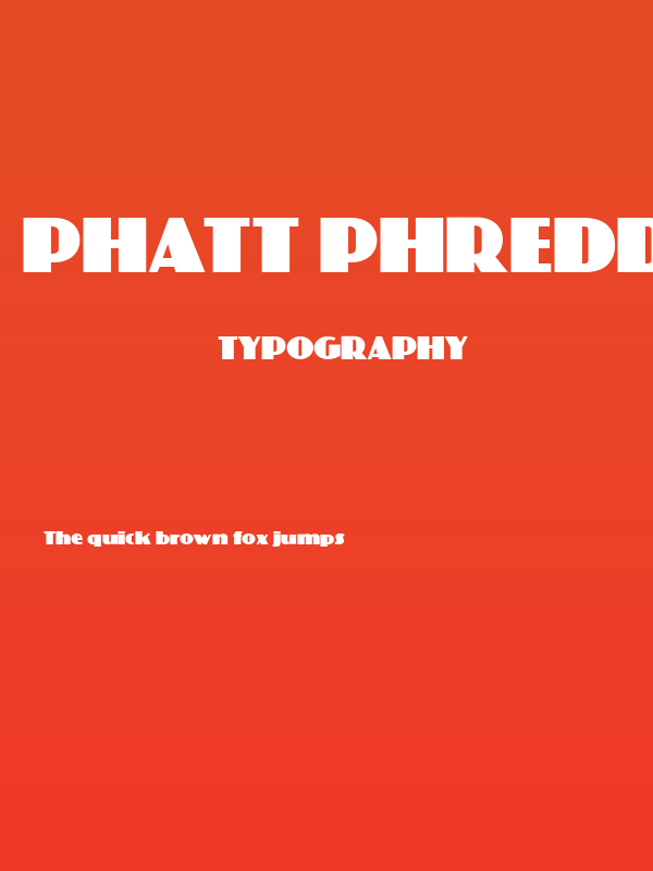 Phatt Phreddy NF Poster