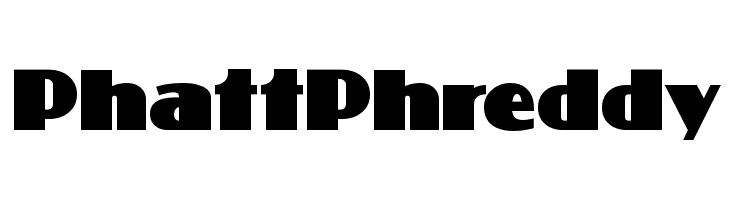PhattPhreddy  免费字体下载