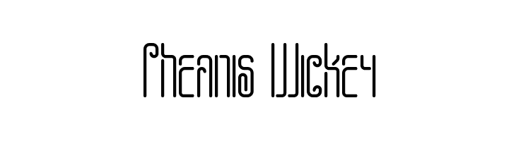 Pheanis Wickey  Descarca Fonturi Gratis