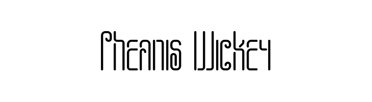 Pheanis Wickey  font caratteri gratis