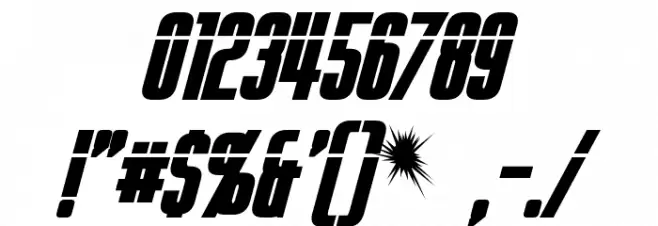 Phelps Bold Italic Font OTHER CHARS