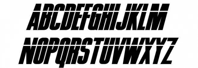 Phelps Bold Italic Fuentes MAYÚSCULAS