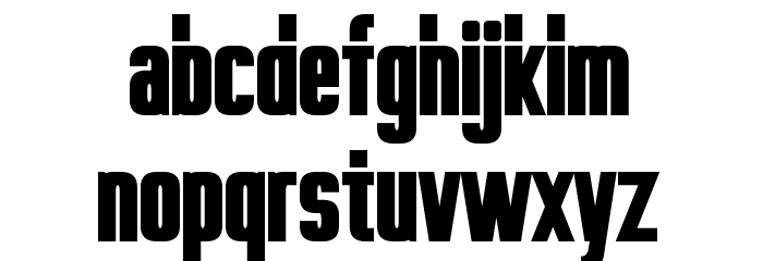Phelps Bold Font LOWERCASE