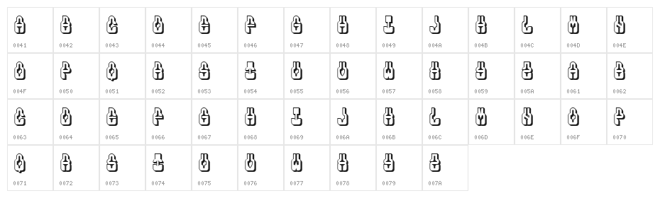 Phenomenal Hollow Regular Character Map