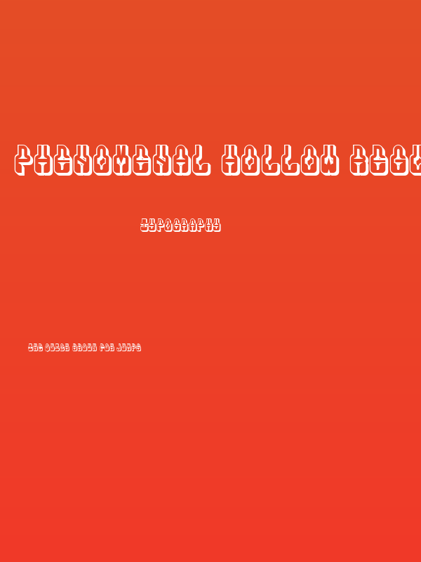 Phenomenal Hollow Regular Poster