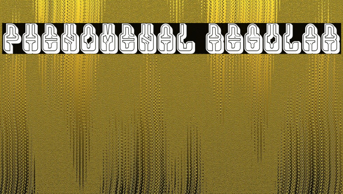 Phenomenal Regular Font examples