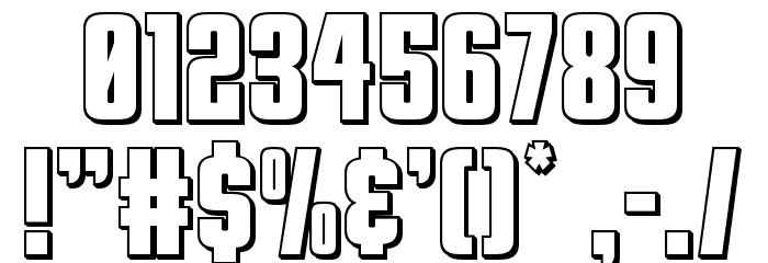 Phenomicon 3D Font OTHER CHARS
