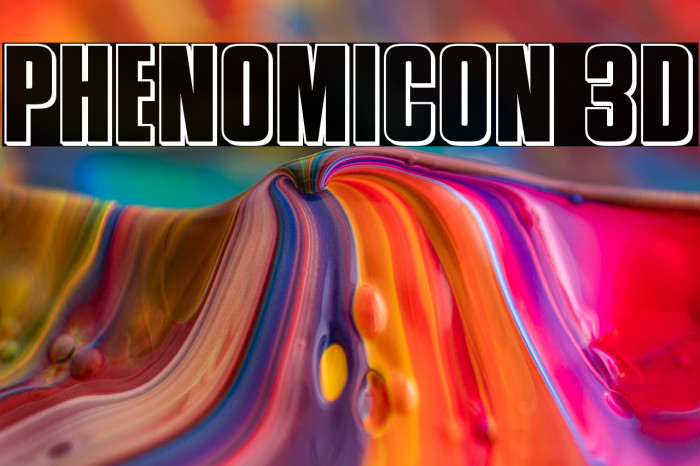 Phenomicon 3D Example 1