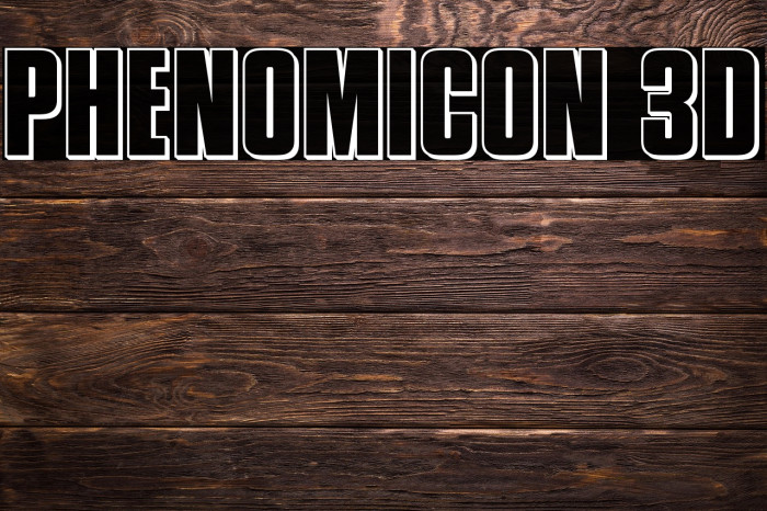 Phenomicon 3D Example 3