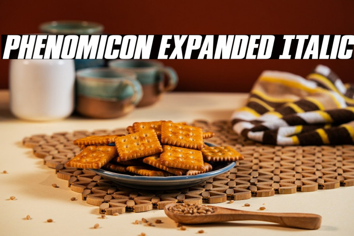 Phenomicon Expanded Italic Example 1