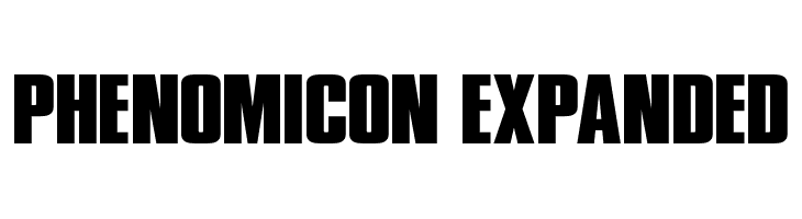 Phenomicon Expanded  Descarca Fonturi Gratis