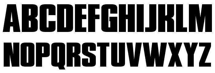 Phenomicon Expanded Font LOWERCASE