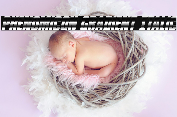 Phenomicon Gradient Italic Example 1