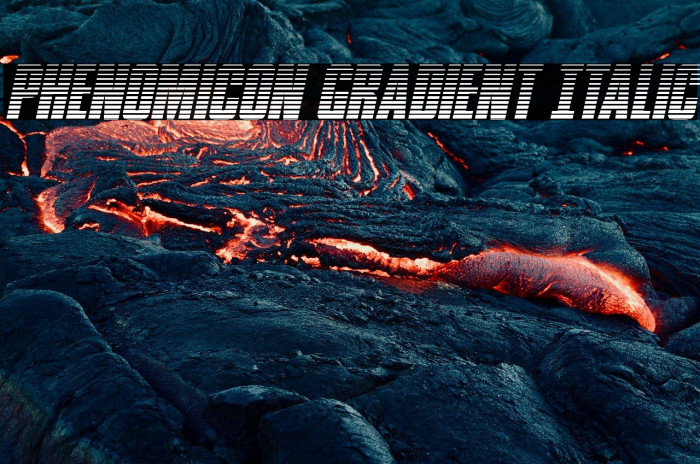 Phenomicon Gradient Italic Example 2