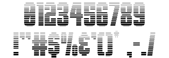 Phenomicon Gradient Font OTHER CHARS