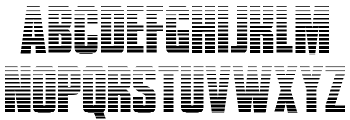 Phenomicon Gradient Font LOWERCASE