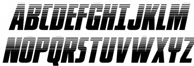Phenomicon Halftone Italic Schriftart Groß