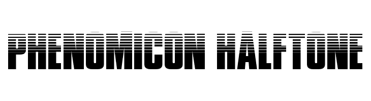 Phenomicon Halftone  Frei Schriftart Herunterladen