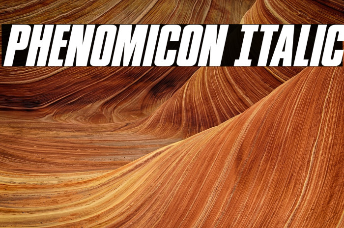Phenomicon Italic Example 3