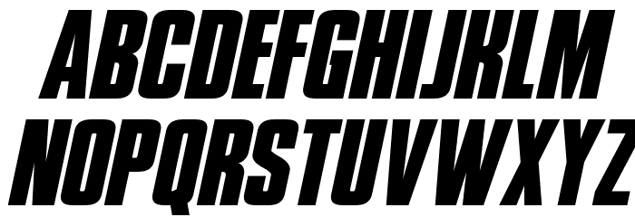 Phenomicon Italic Font LOWERCASE