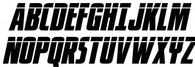 Phenomicon Laser Italic 字体 大写