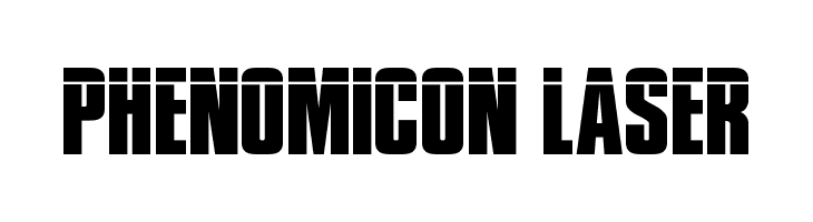 Phenomicon Laser  Скачать бесплатные шрифты