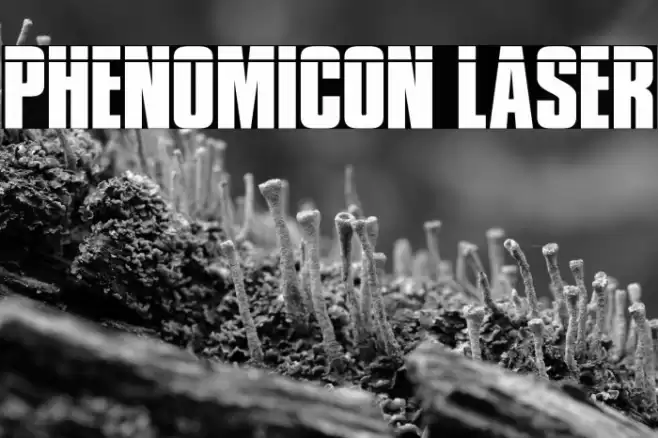 Phenomicon Laser Font examples