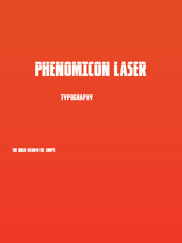 Phenomicon Laser Poster