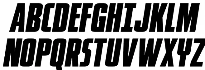 Phenomicon Semi-Italic Polices MAJUSCULES