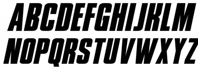 Phenomicon Spaced Italic フォント 小文字