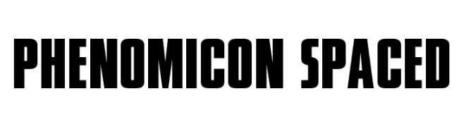Phenomicon Spaced  Free Fonts Download
