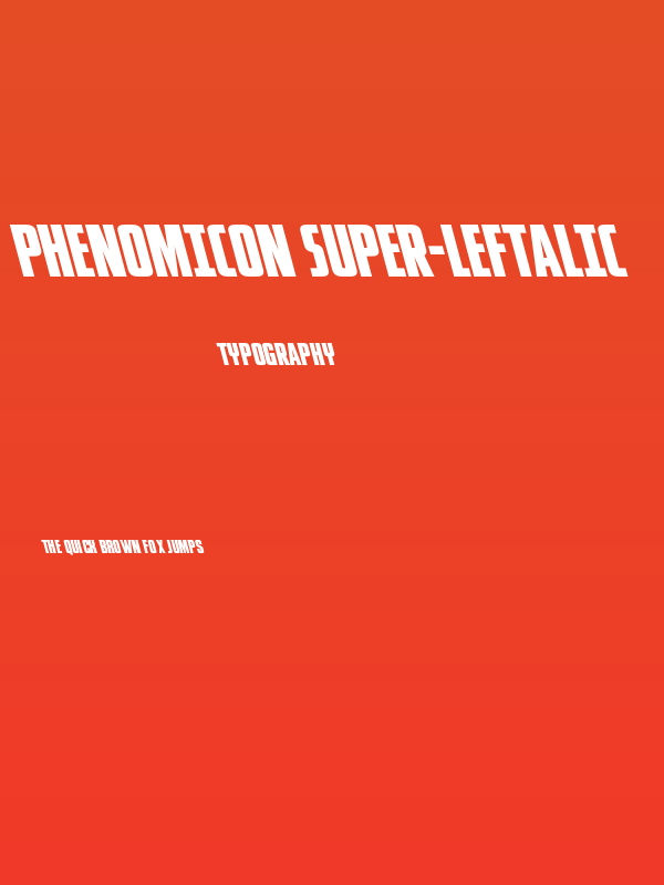 Phenomicon Super-Leftalic Poster