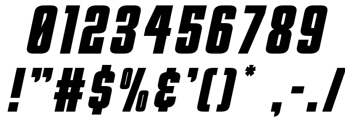 Phenomicon Title Italic Font OTHER CHARS