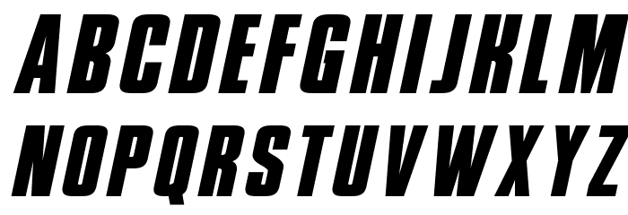 Phenomicon Title Italic Font LOWERCASE