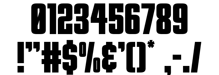 Phenomicon Font OTHER CHARS
