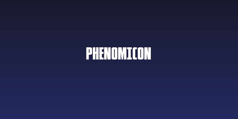 Phenomicon Social Header