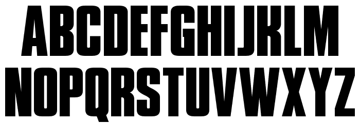 Phenomicon Font LOWERCASE